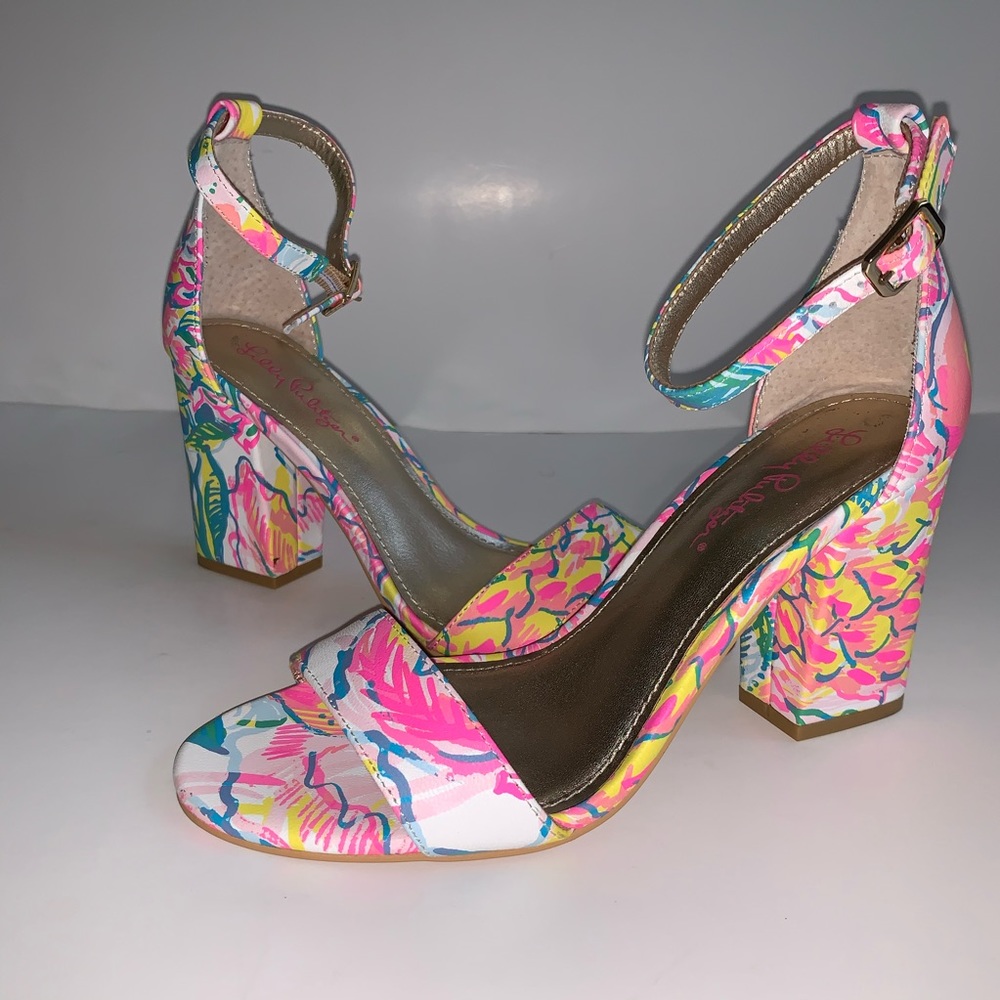 LILLY PULITZER Sandals Amber Lynn Fiesta Bamba 6